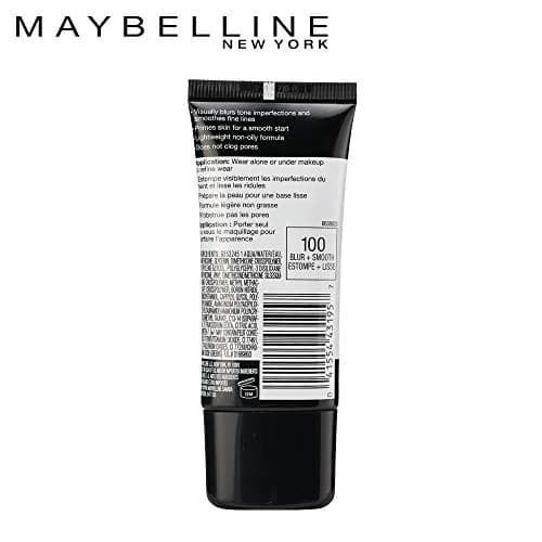 Maybelline Face Studio Master Prime Face Primer Makeup Base,Blur + Smooth, 60ml (2 Pack) | Water-Based, Lightweight, Sensitive Skin Friendly thumbnail 3