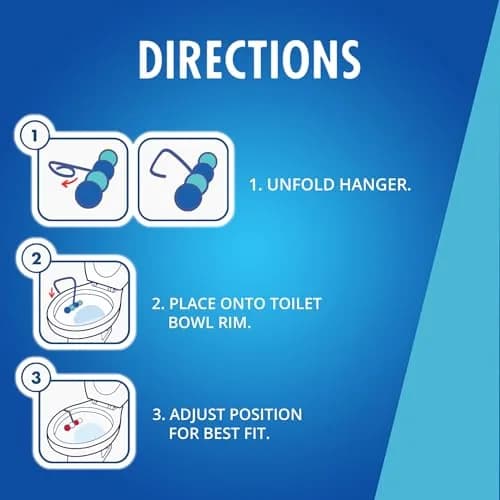 Soft Scrub 4-in-1 Rim Hanger Toilet Bowl Cleaner 12 Pack | Sapphire Waters, Automatic Freshening thumbnail 4