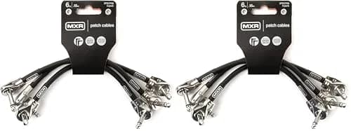 MXR Patch Cable 6 in|15 cm | Clear, Noise-Resistant, Flexible, 3-Pack thumbnail 1