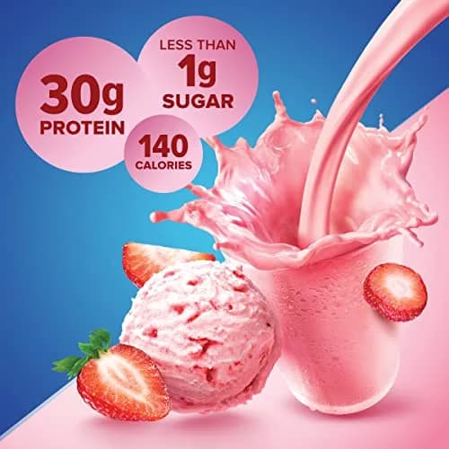 Pure Protein Strawberry Protein Shake 264ml (8.95 Fl Oz) | 30g Complete Protein, Keto-Friendly, Immune Support thumbnail 4