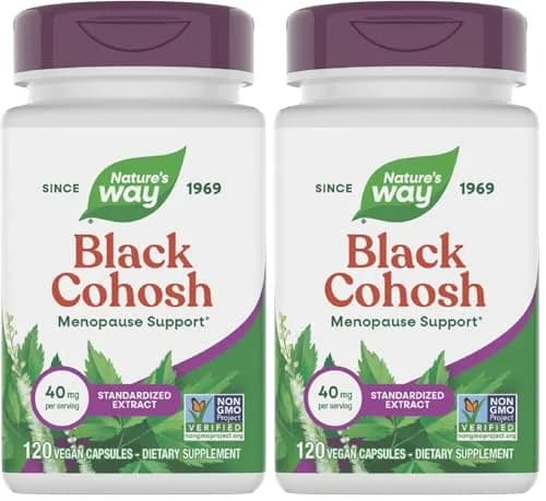 Nature's Way Black Cohosh Premium Extract Vegan Capsules 240 Count (120 Count Pack of 2) thumbnail 1
