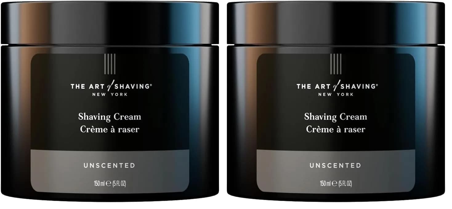 The Art of Shaving Unscented Shaving Cream for Men 296ml (10 Fl Oz) | Hypoallergenic & Clinically Tested for Sensitive Skin