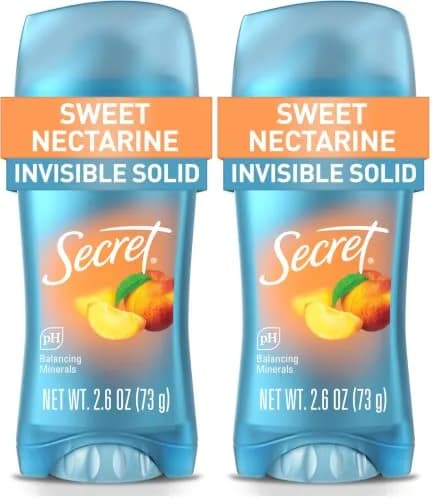 Secret Fresh Antiperspirant Deodorant for Women, Sweet Nectarine Scent, 2.6 oz (Pack of 2) thumbnail 1