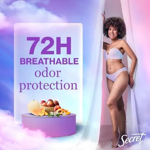 Secret Fresh Antiperspirant Deodorant for Women, Sweet Nectarine Scent, 2.6 oz (Pack of 2) thumbnail 3