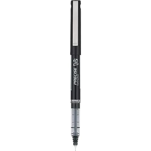 PILOT Precise V5 Rollerball Pens Extra Fine Point 0.5 mm Black 24 Count (Pack of 2) | Smooth Ink Flow for Students & Office thumbnail 4