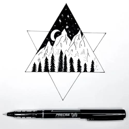 PILOT Precise V5 Rollerball Pens Extra Fine Point 0.5 mm Black 24 Count (Pack of 2) | Smooth Ink Flow for Students & Office thumbnail 6