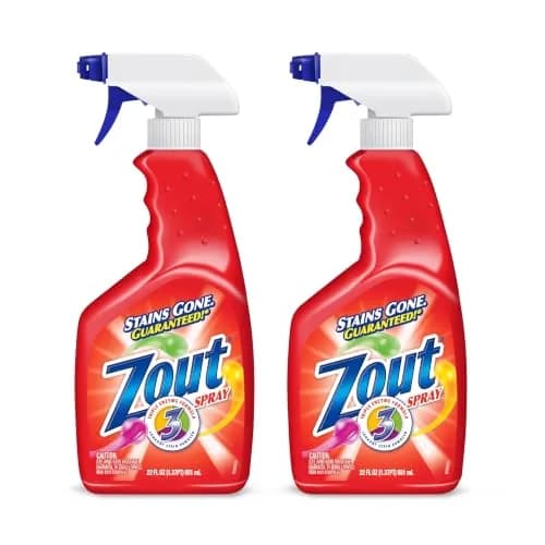 Zout Laundry Stain Remover Spray 22 Fl Oz (Pack of 4) | Triple Enzyme Formula for Toughest Stains thumbnail 1