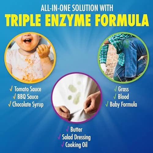 Zout Laundry Stain Remover Spray 22 Fl Oz (Pack of 4) | Triple Enzyme Formula for Toughest Stains thumbnail 4