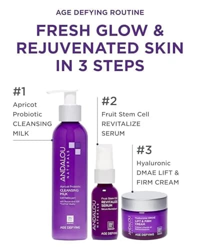Andalou Naturals Apricot Probiotic Cleansing Milk 356ml (12 fl oz) | Gentle Daily Hydrating Face Cleanser For Dry, Dehydrated Skin thumbnail 3