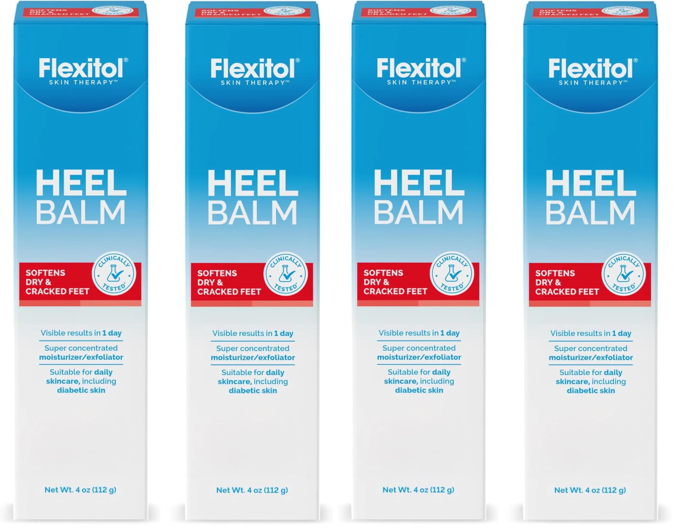 Flexitol Heel Balm Cream 16 oz (454 g) | Intensive Hydration for Dry, Rough Feet & Heels