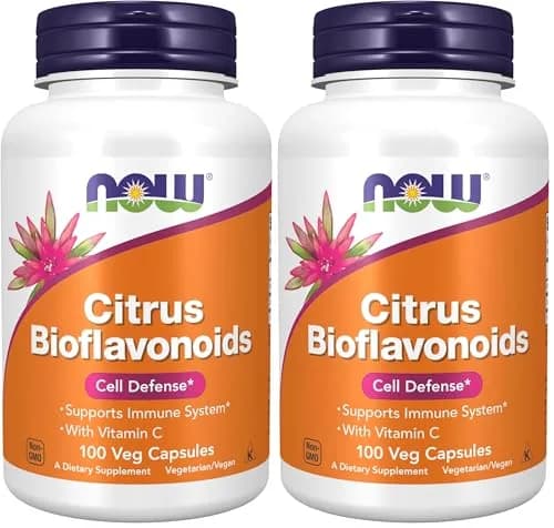 NOW Foods Citrus Bioflavonoids 700mg 200 Capsules (Pack of 2) | Supports Immune System & Cell Defense thumbnail 1