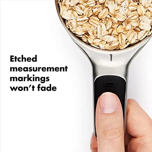 OXO Good Grips Stainless Steel Measuring Cups and Spoons Set (2-Pack, 8-Piece Each) | Magnetic Handles for Easy Storage & Leveling Accuracy thumbnail 2