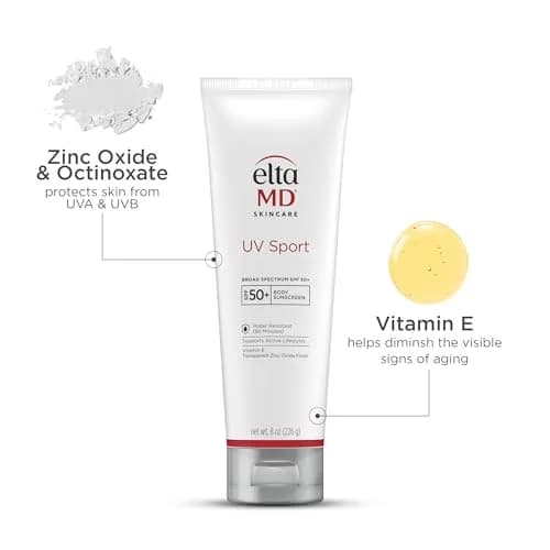 EltaMD UV Sport Sunscreen Lotion SPF 50 Body Sunscreen 473ml (16 Fl Oz) | Water and Sweat Resistant thumbnail 4