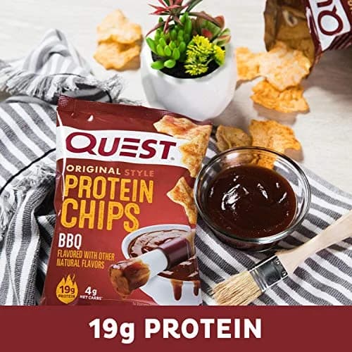 Quest Nutrition BBQ Protein Chips 19g Protein, 4g Net Carb, Gluten Free, 1.1 oz (Pack of 24) | Baked Protein Snack thumbnail 6