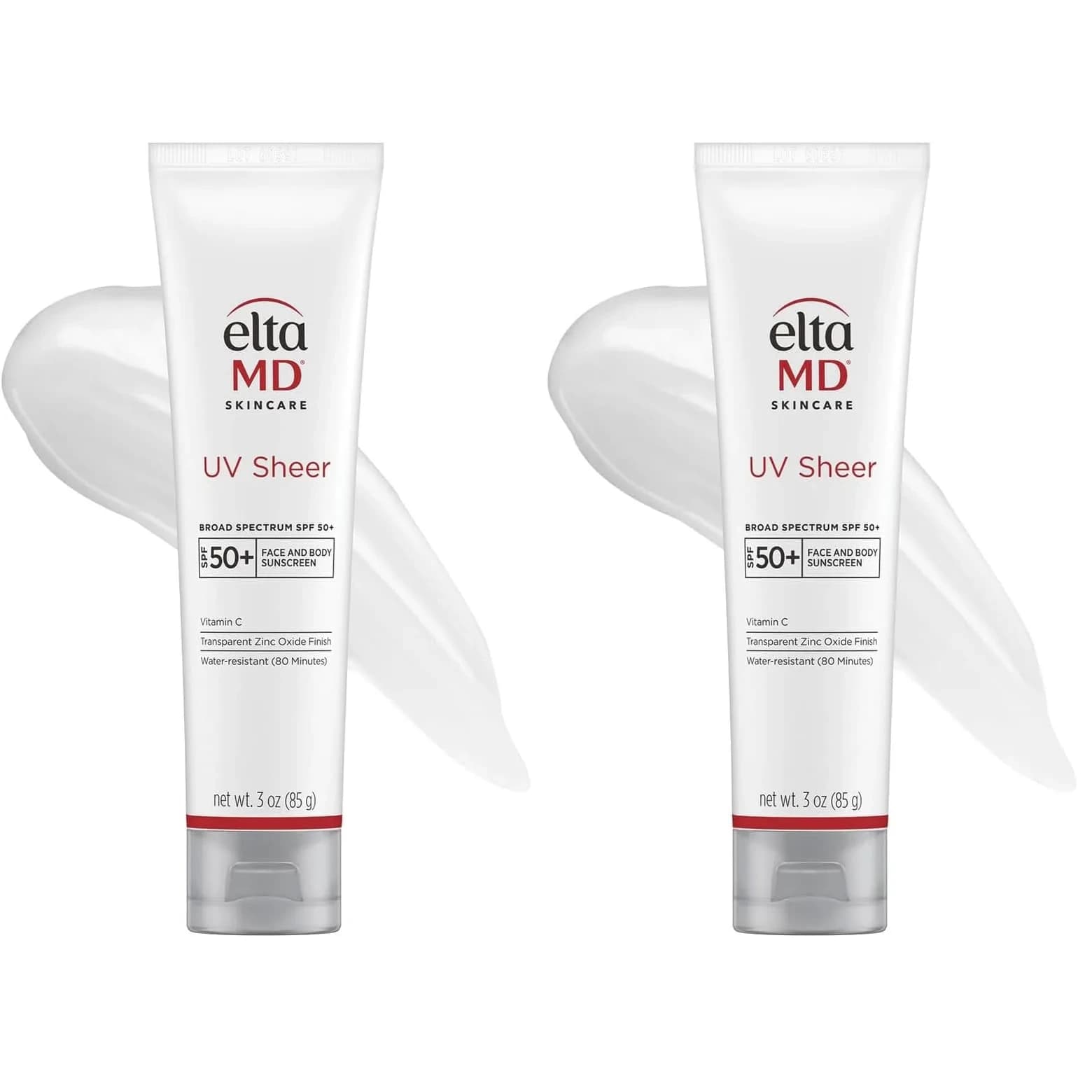 EltaMD UV Sheer Face and Body Sunscreen SPF 50+ 177ml (6 Fl Oz) | Broad Spectrum UVA/UVB Protection - main product image