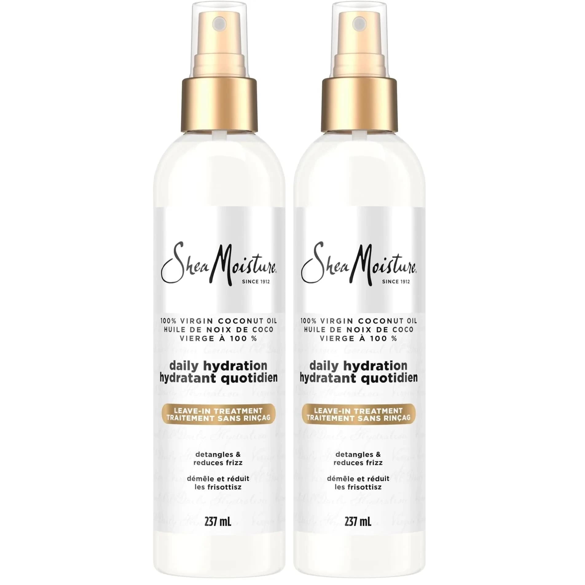 SheaMoisture 100% Virgin Coconut Oil Leave-In Conditioner 473ml (16 Fl Oz) | Hydrates & Controls Frizz