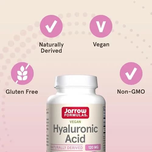 Jarrow Formulas Hyaluronic Acid 120 mg Veggie Capsules (240 Count, 120 mg per serving) | Skin Health Support thumbnail 5