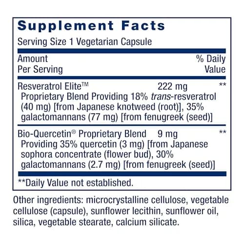Life Extension Optimized Resveratrol Elite 60 Capsules | Supports Healthy Aging & Heart Health thumbnail 3