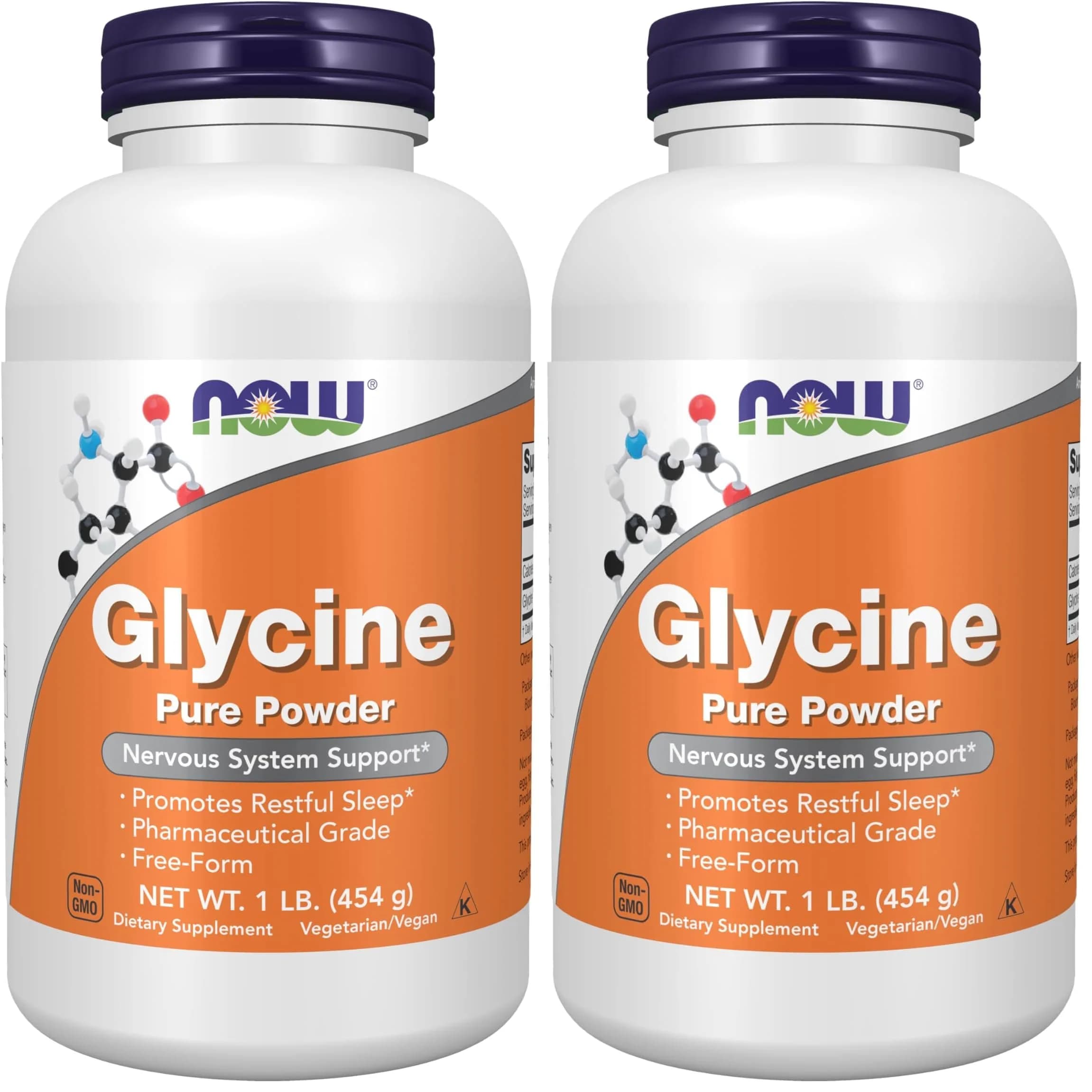 NOW Foods Glycine Pure Powder 908 g (2 lb) | Promotes Restful Sleep & Neurotransmitter Support
