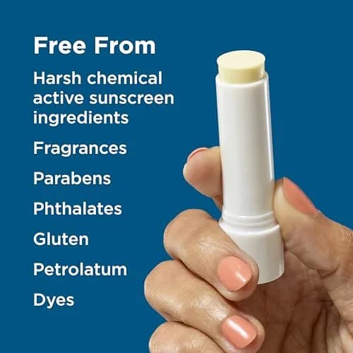 BLUE LIZARD Mineral SPF 15 Lip Balm 3-Pack | Broad Spectrum Sun Protection with Natural Coconut Flavor thumbnail 6