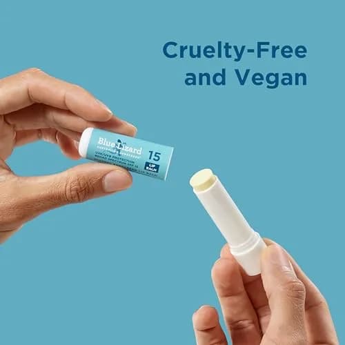 BLUE LIZARD Mineral SPF 15 Lip Balm 3-Pack | Broad Spectrum Sun Protection with Natural Coconut Flavor thumbnail 3