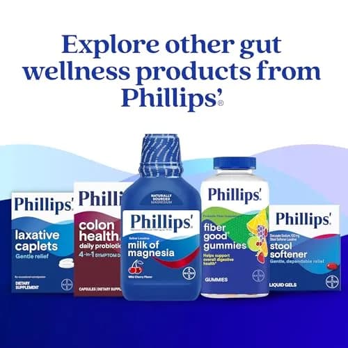 Phillips' Colon Health Daily Probiotic Capsules 180 Count (90 Count Pack of 2) | 4-in-1 Symptom Defense for Digestive & Immune Health thumbnail 7