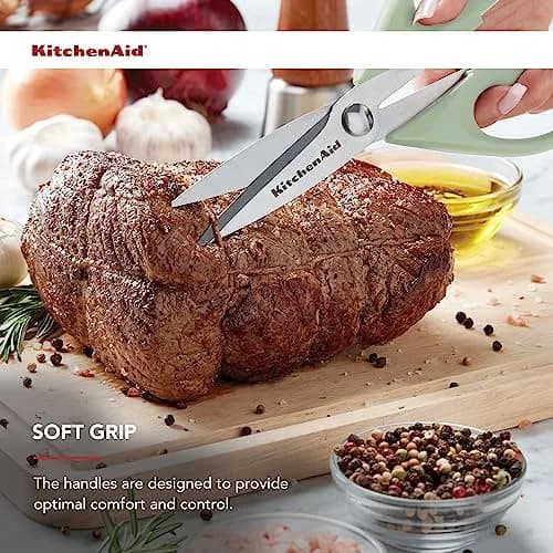 KitchenAid All Purpose Kitchen Shears with Protective Sheath 21.6 cm (8.5 Inch) | Rust-Resistant Stainless Steel Blades thumbnail 4