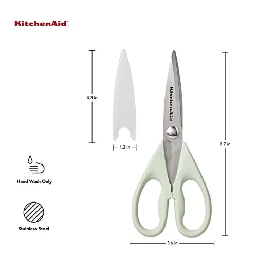 KitchenAid All Purpose Kitchen Shears with Protective Sheath 21.6 cm (8.5 Inch) | Rust-Resistant Stainless Steel Blades thumbnail 2