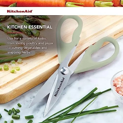 KitchenAid All Purpose Kitchen Shears with Protective Sheath 21.6 cm (8.5 Inch) | Rust-Resistant Stainless Steel Blades thumbnail 3