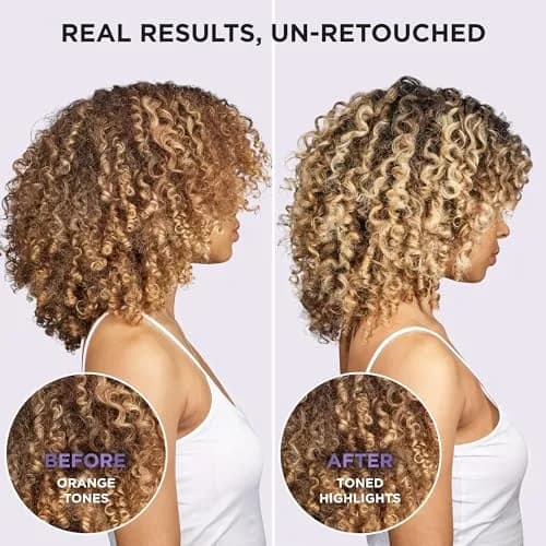 L'Oreal Paris EverPure Brass Toning Purple Conditioner 400ml (13.6 Fl Oz) | Sulfate-Free Toning for Blonde Hair thumbnail 4