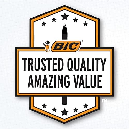 BIC Cristal Xtra Bold Ballpoint Pens, Black Ink, 1.6mm Bold Point, 48 Count (2 Packs of 24) | Smooth Ink Flow for Vivid Lines thumbnail 3