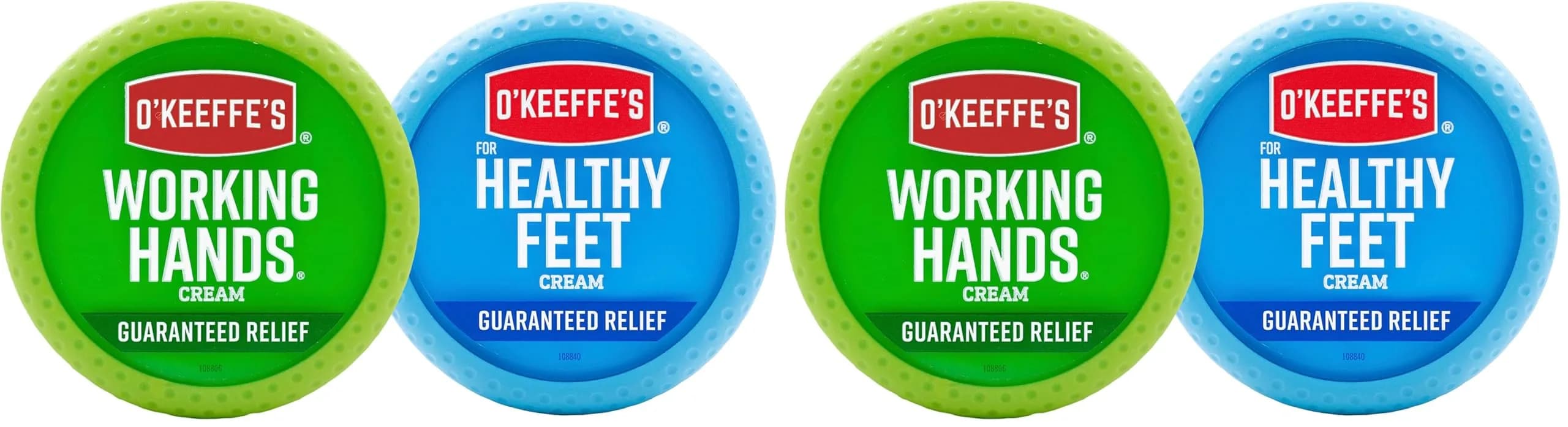 O'Keeffe's Hand & Foot Cream Pack (6.6 oz) | Repairing Skincare for Dry, Cracked Skin - main product image