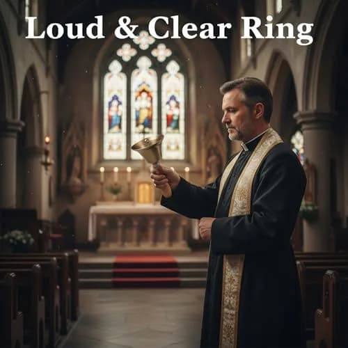 TDOCK Super Loud Solid Brass Hand Call Bell 7.9cm (3.15 Inch) Diameter | Classic Wedding & Prayer Bell thumbnail 5