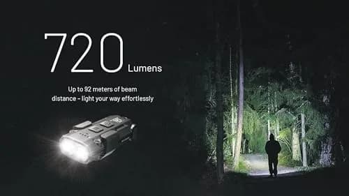 Nitecore TIP3 Rechargeable Keychain Flashlight Blue 720 Lumens | Triple Color Temperature EDC Light thumbnail 2