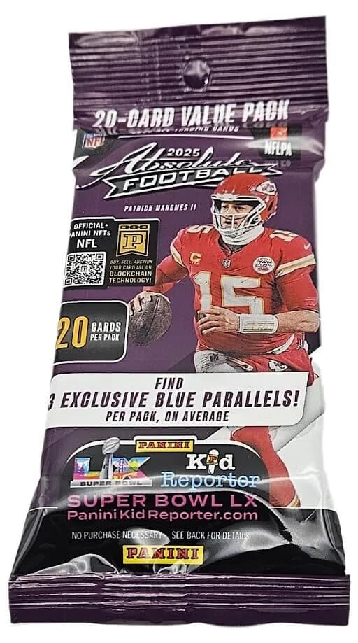 Panini Absolute Football Fat Pack 2025 | 20 Cards Per Pack | Rookie Premiere Materials & Tools of the Trade thumbnail 2