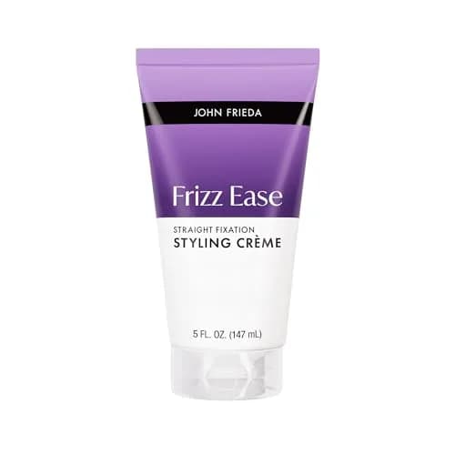 John Frieda Frizz Ease Straight Fixation Styling Creme 148ml (5 fl oz) | Anti-Frizz & Heat Protection thumbnail 1
