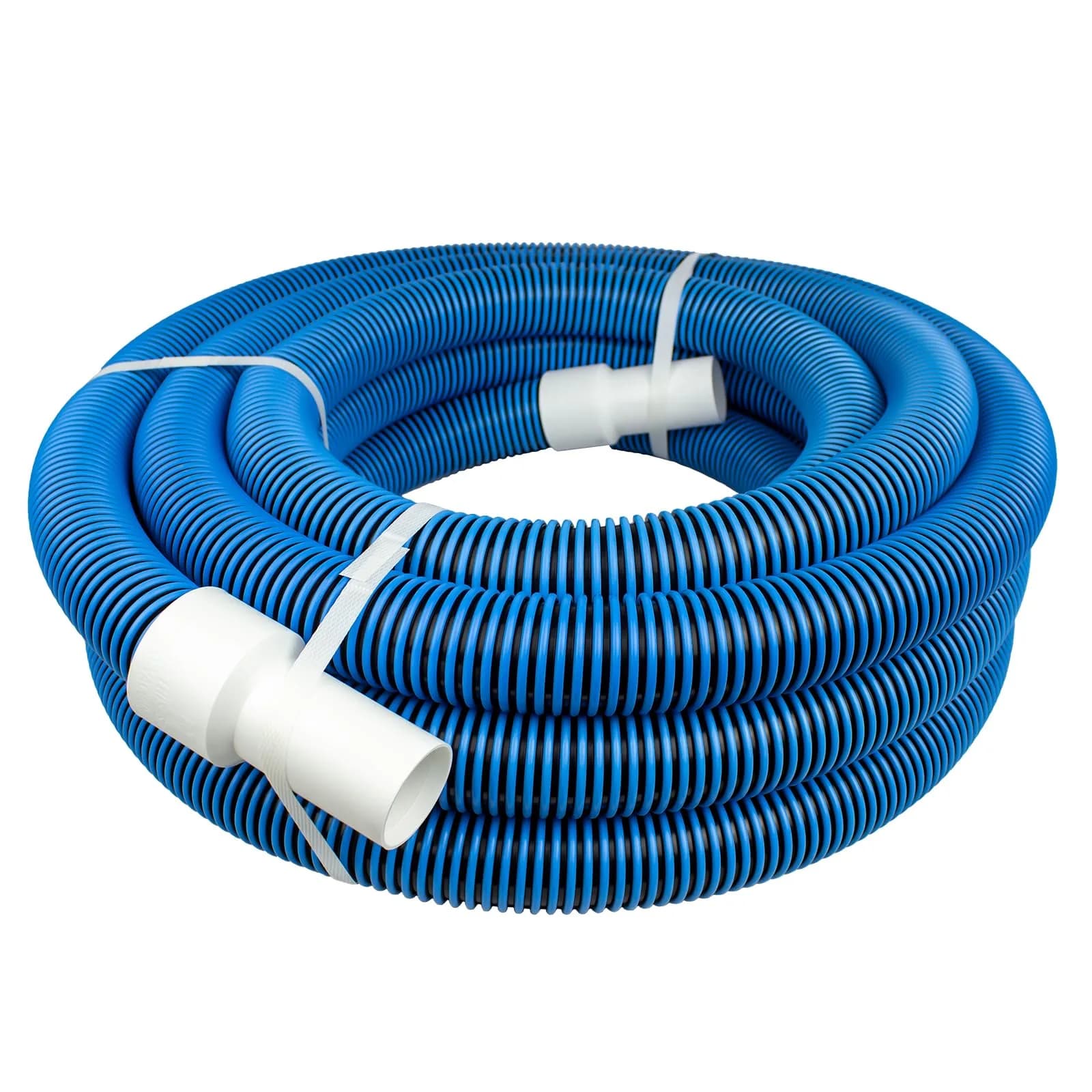 Poolmaven Manual Swimming Pool Vacuum Hose, 35 ft x 1-1/2 in., Made in USA | Flexible EVA Hose for Manual Pool Cleaning