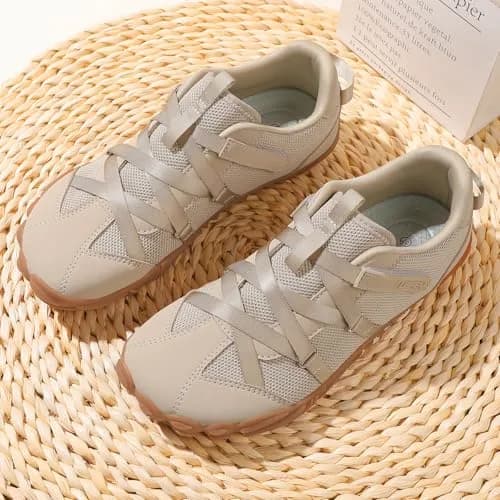 UBFEN Women's Barefoot Shoes Minimalist Wide Toe Box Zero Drop Sneakers Khaki 25.4 cm (10 in) thumbnail 5