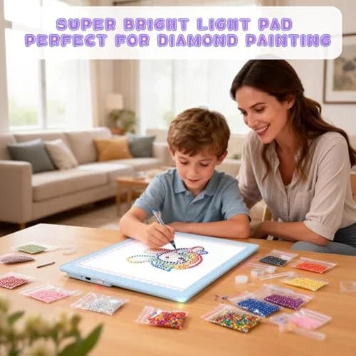 ME456 Light Up Tracing Board Kit Blue 34cm (13.4") | Rechargeable LED Drawing Tablet for Kids Ages 3-12 thumbnail 5