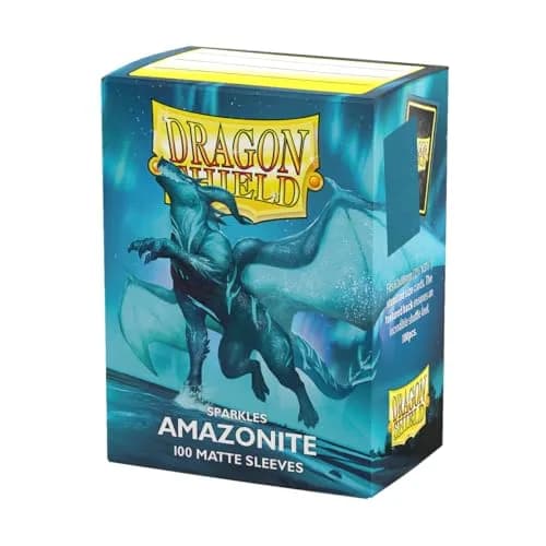 Dragon Shield Matte Card Sleeves Standard Size 100 CT | Non-Toxic Card Document Sleeve — Amazonite