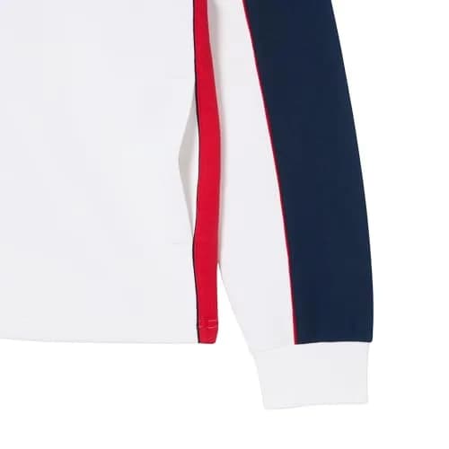 Lacoste Unisex French Tennis Team Ceremony Jacket, Navy Blue/White/Red, X-Large | Modern Color-Blocking with Official French Tennis Details thumbnail 5