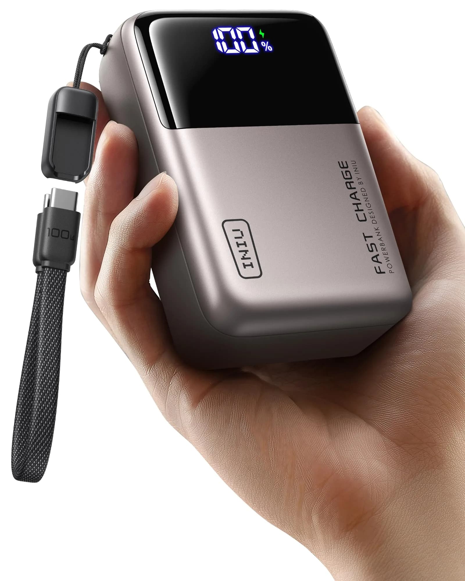 INIU Laptop Power Bank 25000mAh 100W | Travel-Ready Fast Charging Power Station - main product image