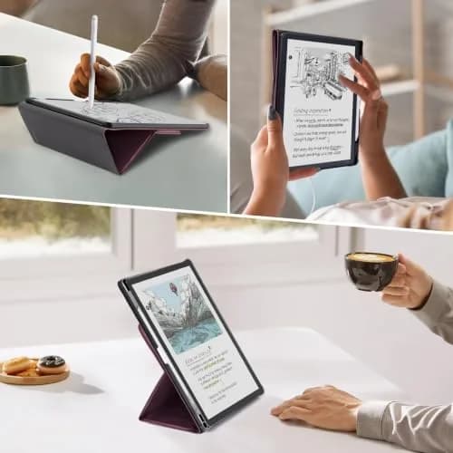 CoBak Case for 11" Kindle Scribe 3rd Gen 2025 Colorsoft | PU Leather Folio with Pen Holder & Auto Sleep Wake thumbnail 7