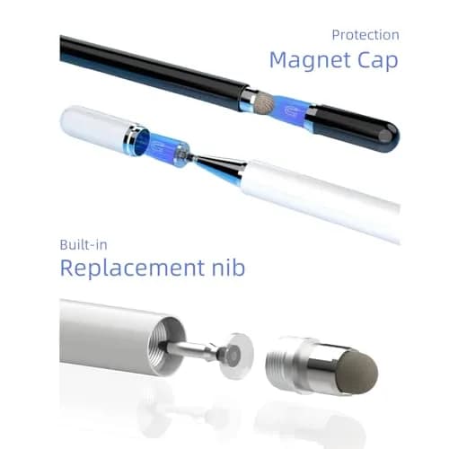 RKItE Stylus Pen for Samsung Galaxy Tab A9+/A8/A7/A7 Lite, iPad, All Touch Devices (Blue) | High Sensitivity & Precision Metal Stylus thumbnail 5