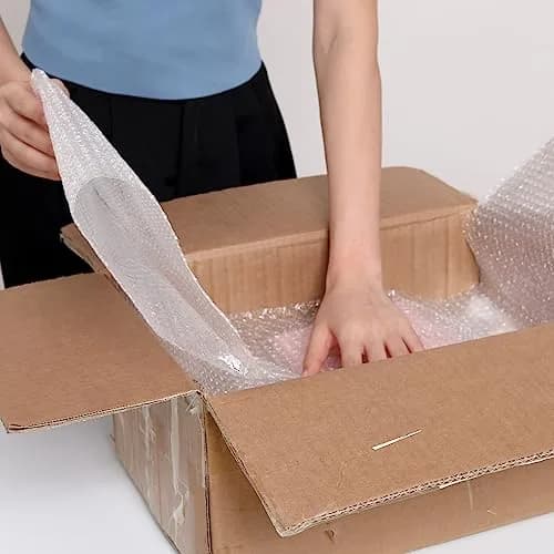 wanguagua Bubble Wrap Roll 43.2cm (17 Inch) x 36 ft (6 Rolls Total) | Perforated for Easy Tearing thumbnail 6