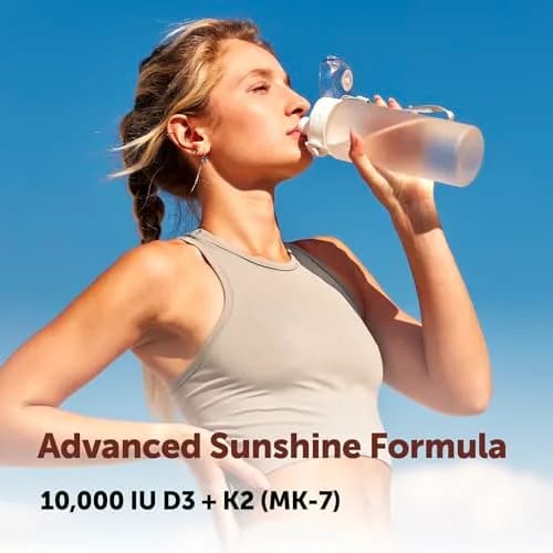 Micro Ingredients Vitamin D3 10,000 IU + K2 MK-7 200 mcg 90 Softgels | Extra Strength 2-in-1 D3 K2 Supplement thumbnail 4
