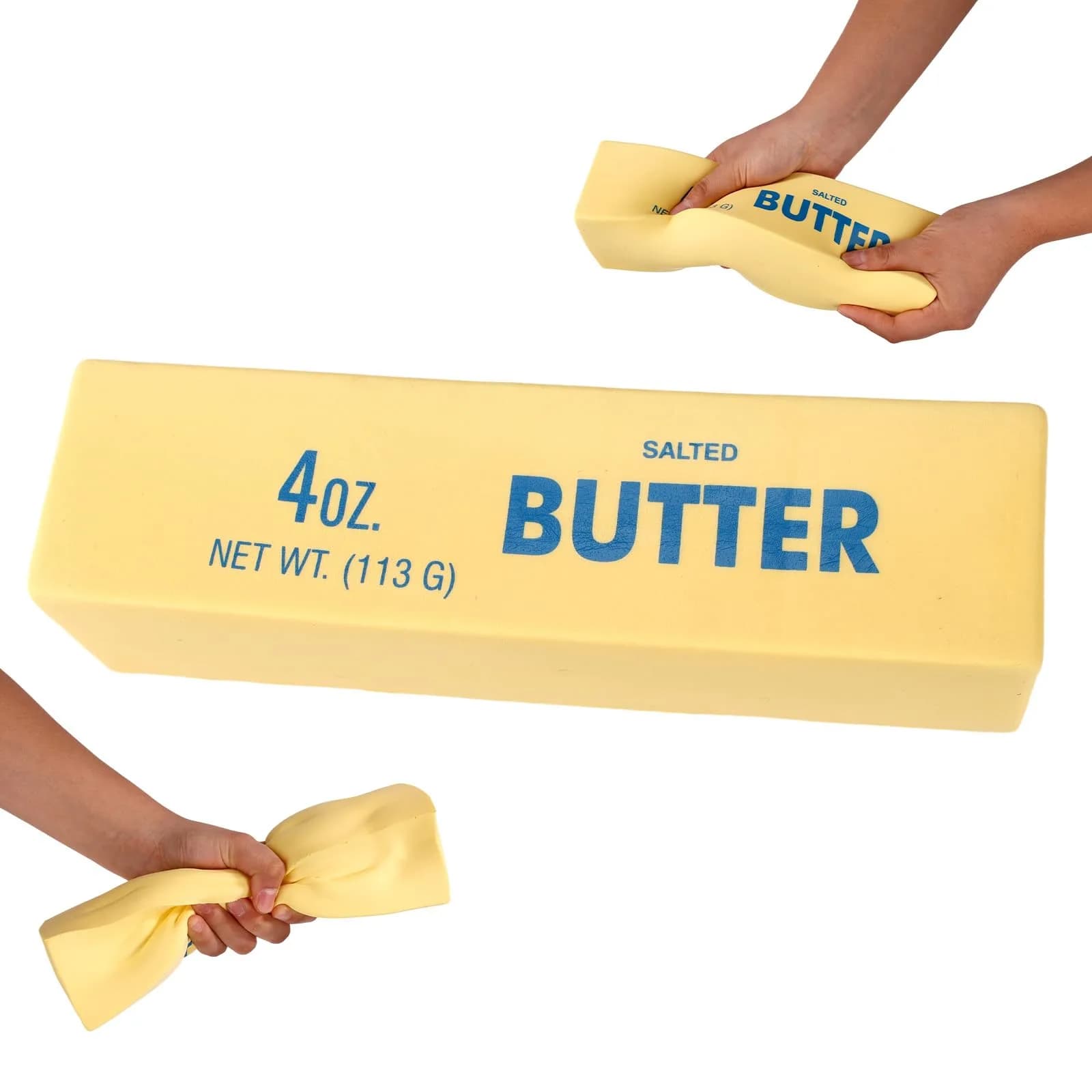 Lyreh Jumbo Butter Stick Squeeze Toy 23.5cm (9.25in) | Slow Rising PU Foam Toy for Stress Relief — 1