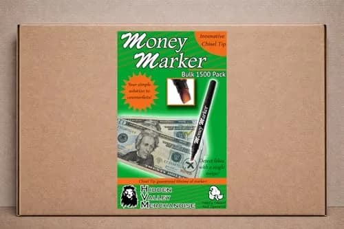 HVM Counterfeit Money Detector Pen 1500 Count | Detects Fake Bills, Universal Currency Checker Pack thumbnail 3