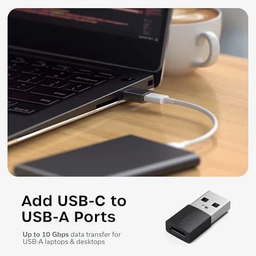 Satechi USB-A to USB-C Adapter (2-Pack) 10Gbps | Space Black thumbnail 5
