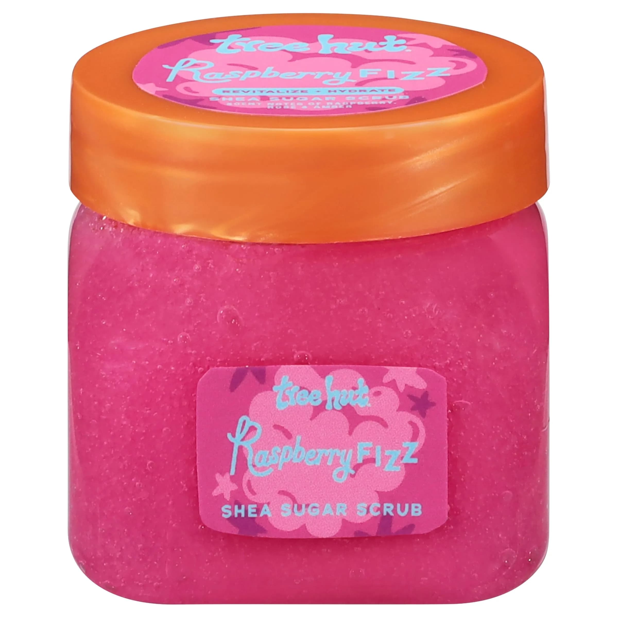 Tree Hut Raspberry Fizz Shea Sugar Body Scrub 96g (3.4 Oz) | Exfoliates & Nourishes for Glowing Skin